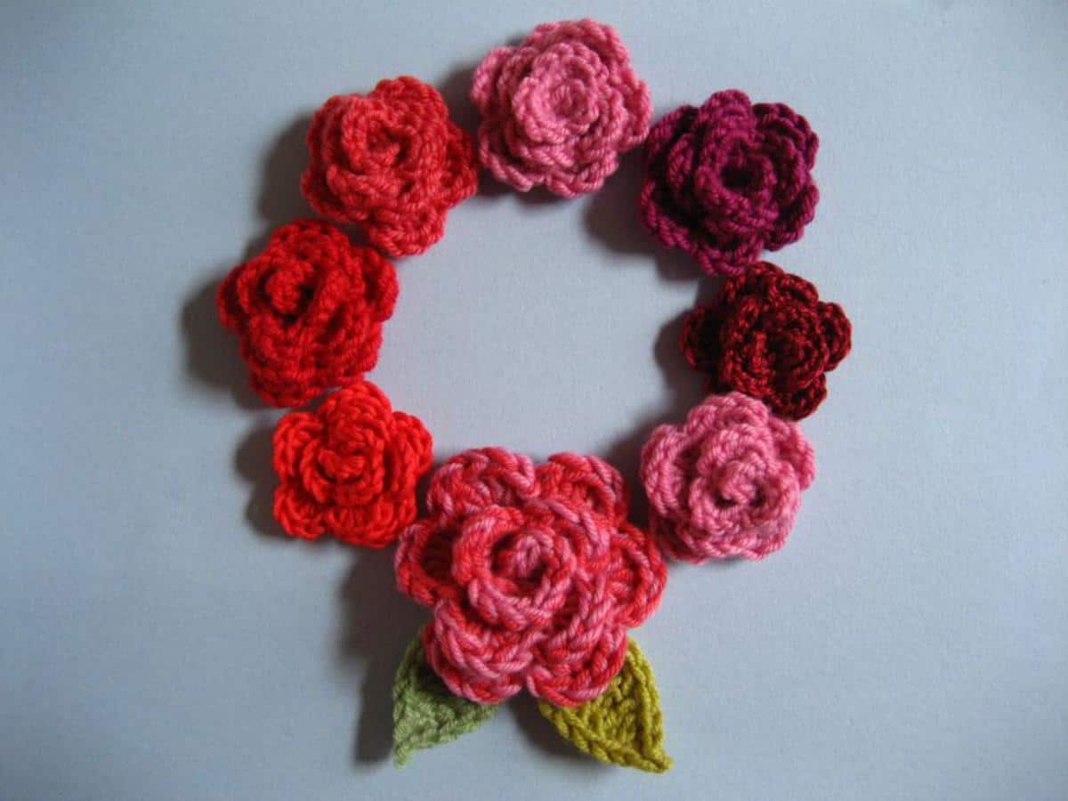 Crochet May Roses