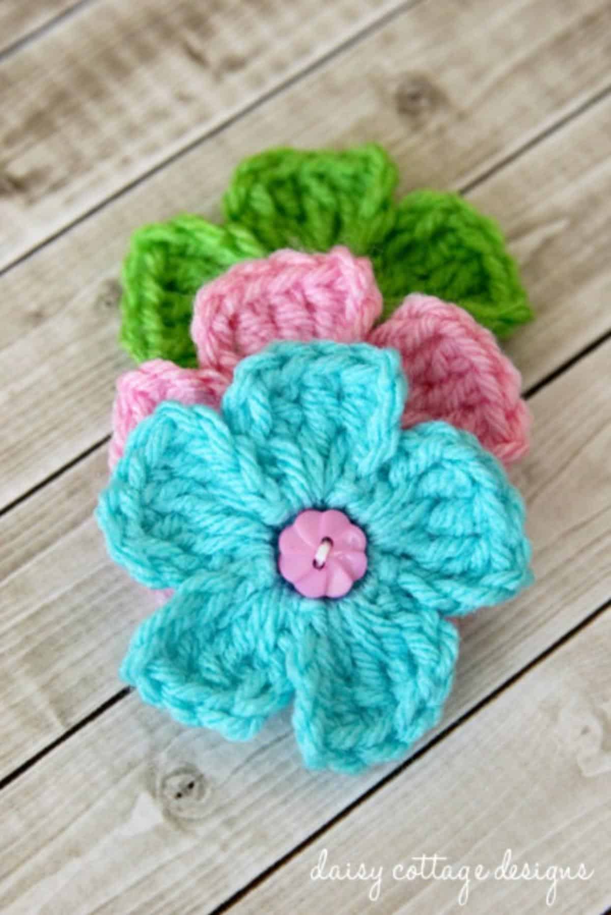 Simple Crochet Daisies