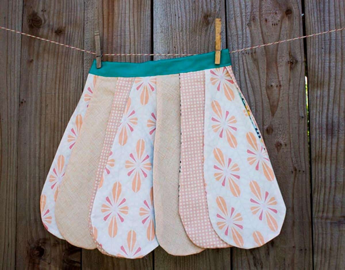 DIY Reversible Petal Skirt