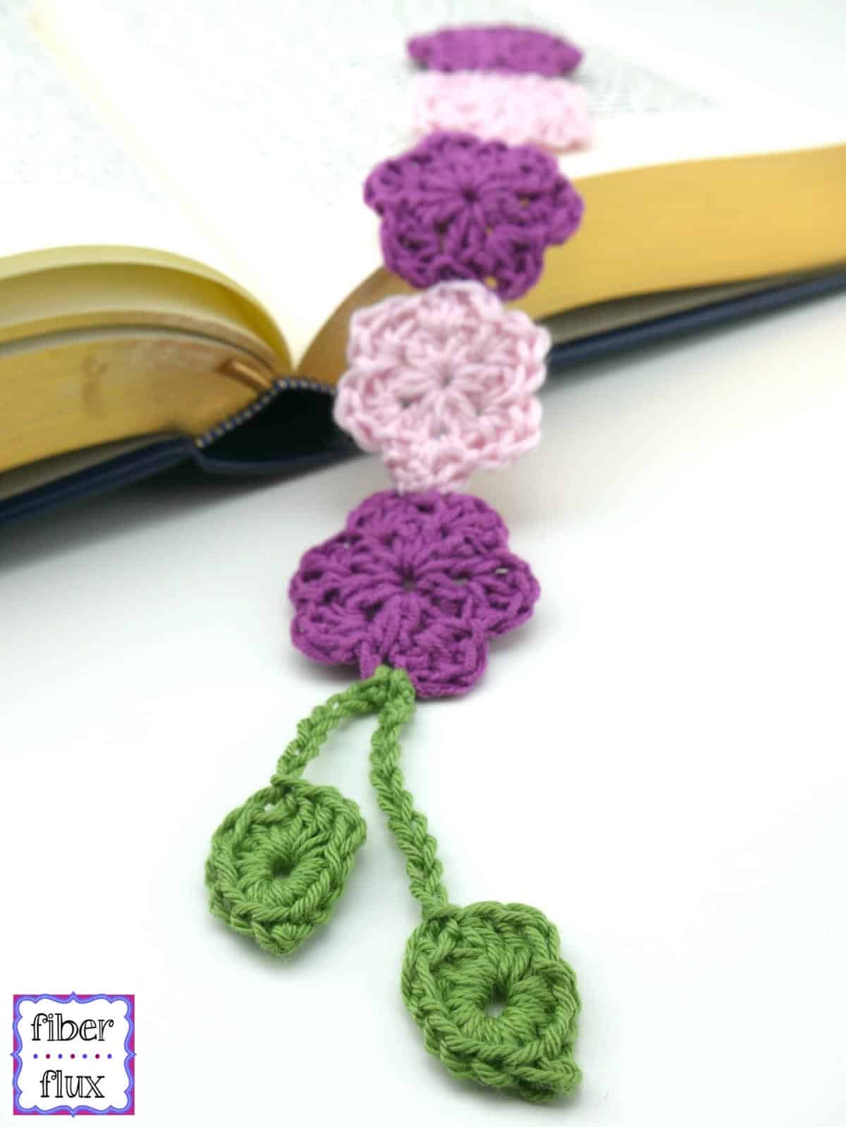 Botanical Crochet Bookmark