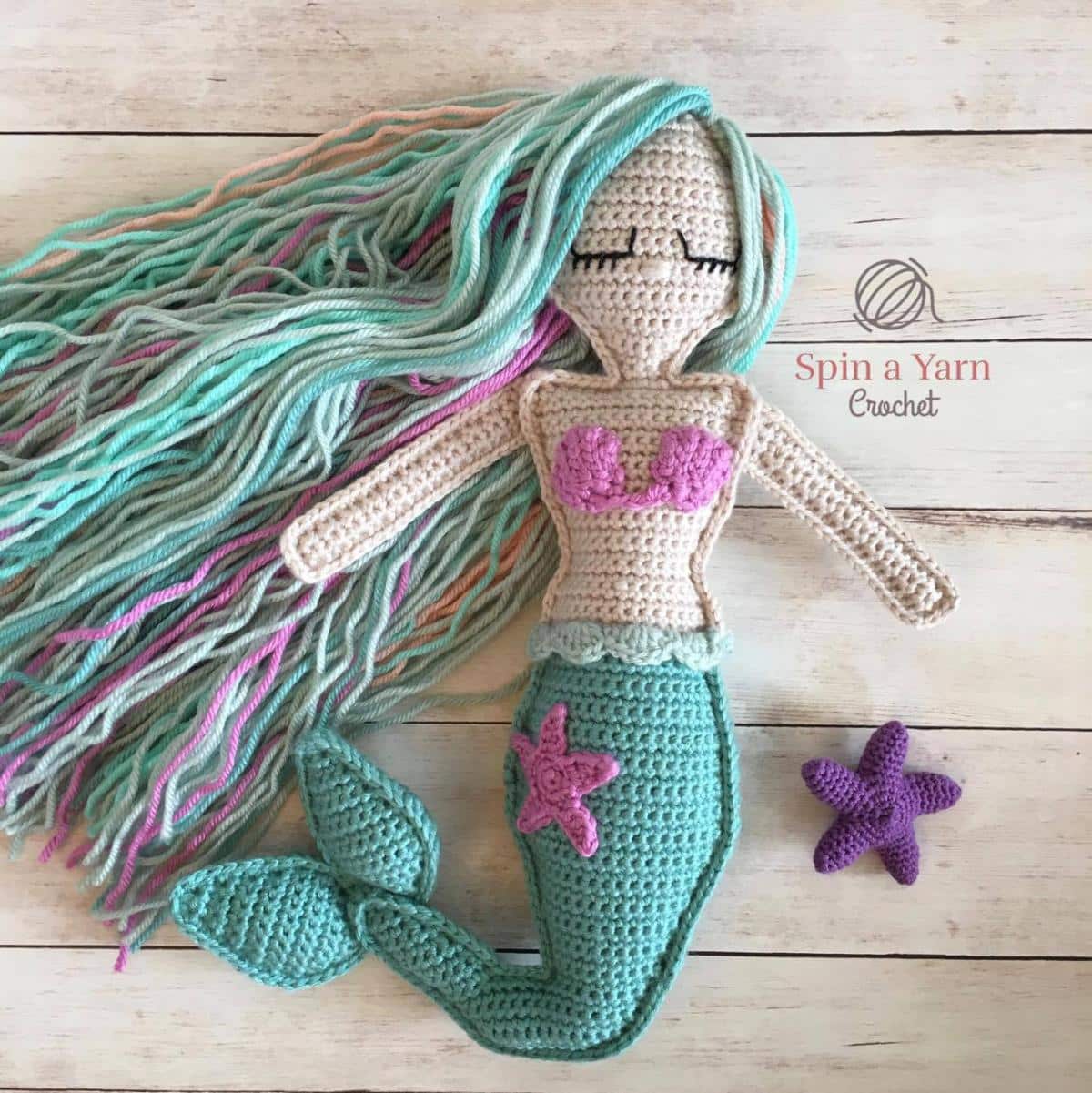 Crochet Ragdoll Mermaid
