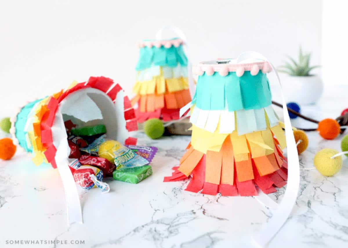 Homemade Mini Piñatas