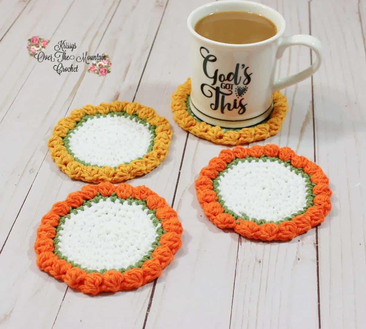 Pumpkin Cluster Coasters