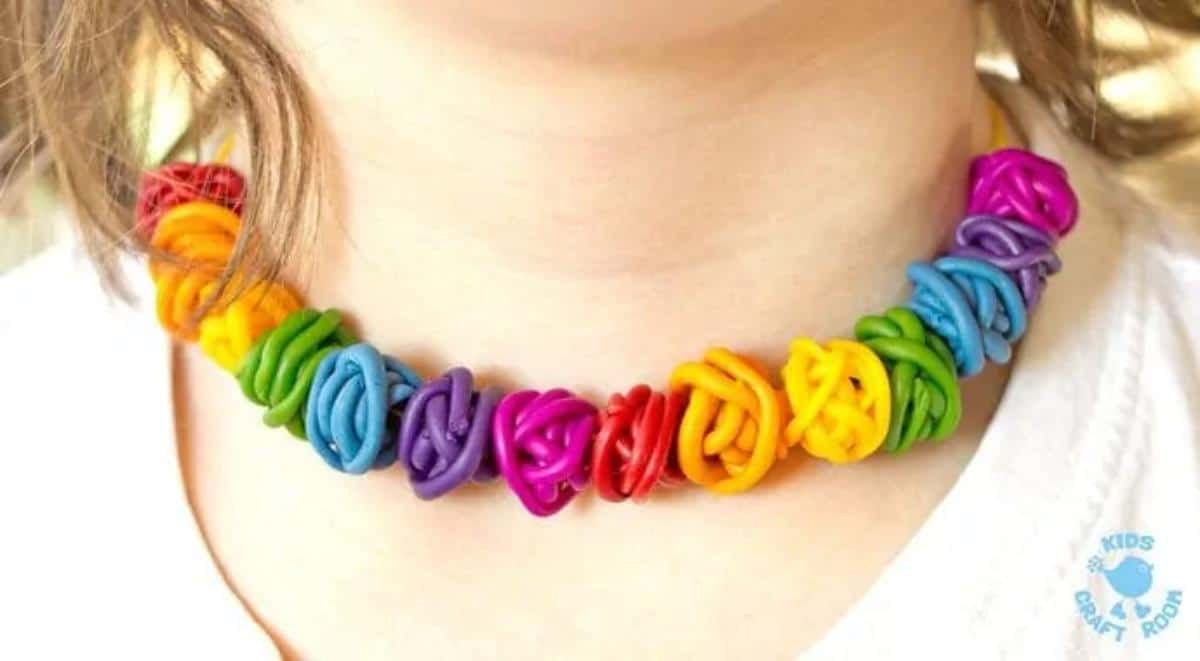 Rainbow Tangle Beads – Easy Polymer Clay Beads