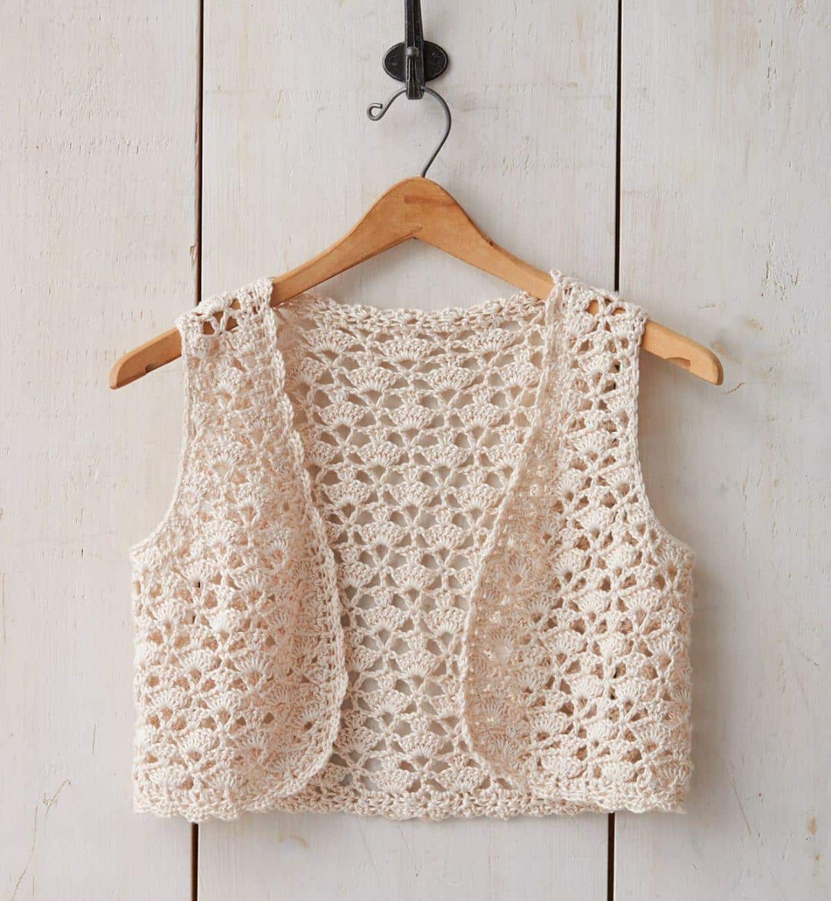 Patons Seashell Crochet Ves