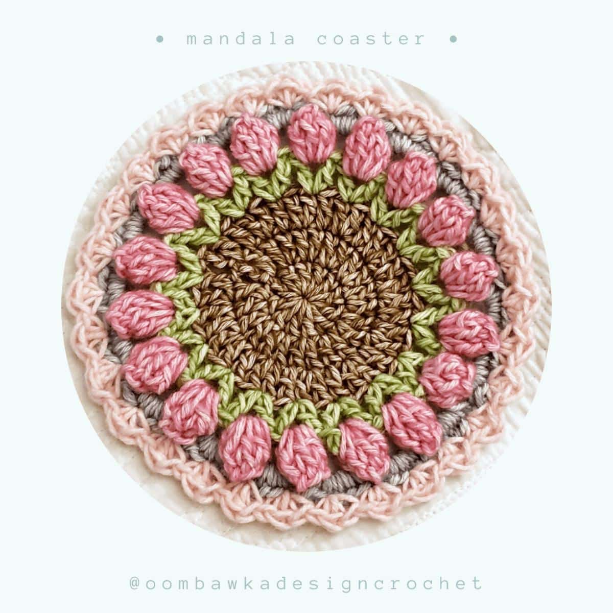 Mandala Crochet Coaster