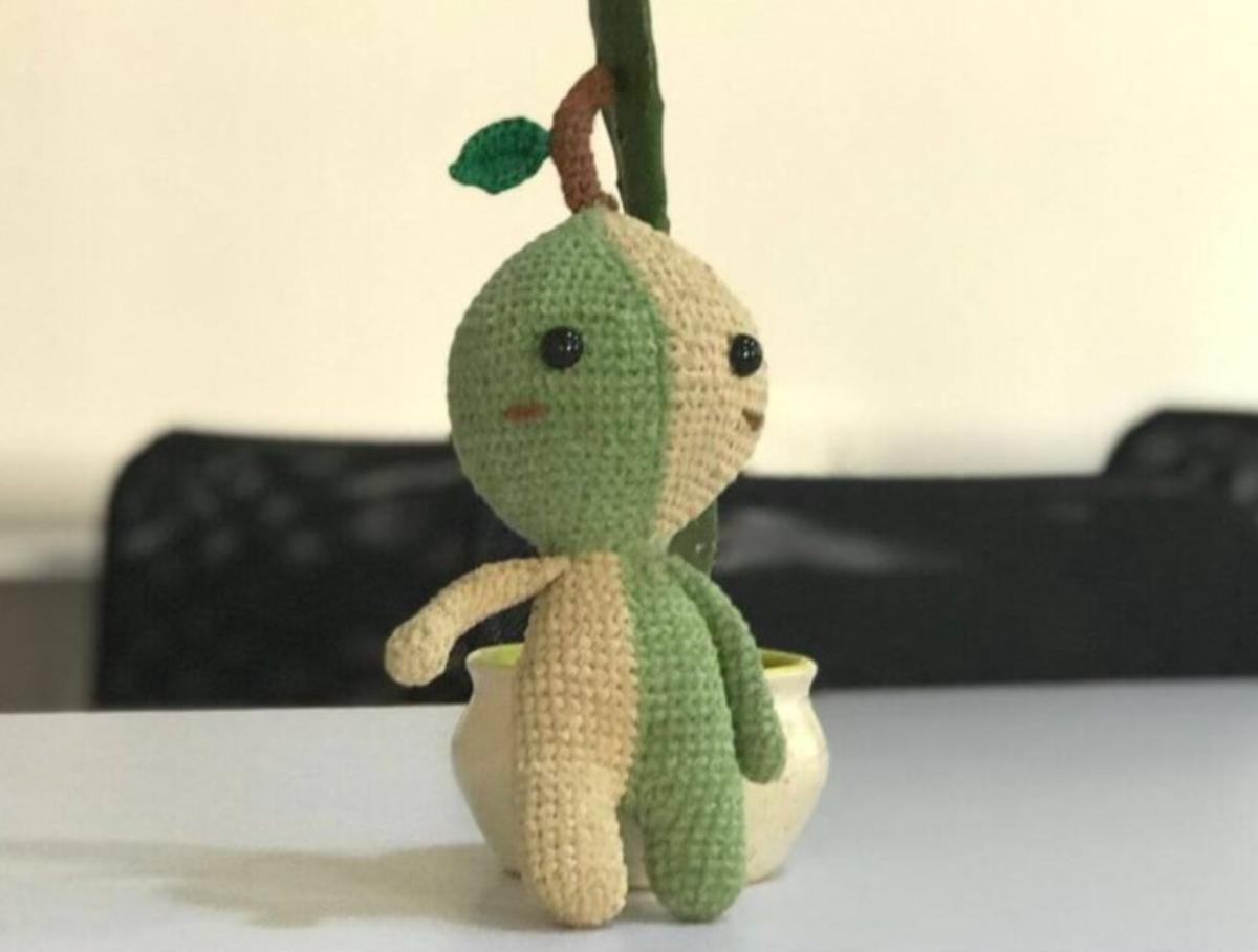 Little Tree Sprout Amigurumi Crochet Doll