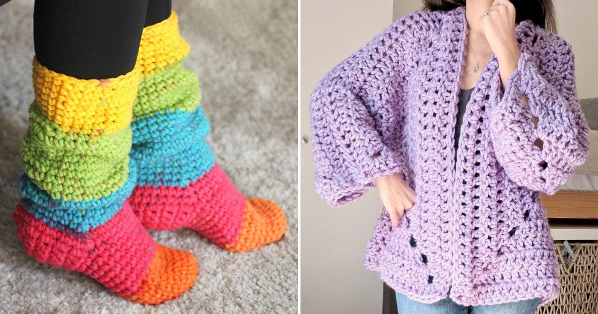 26 Chunky Yarn Crochet Patterns