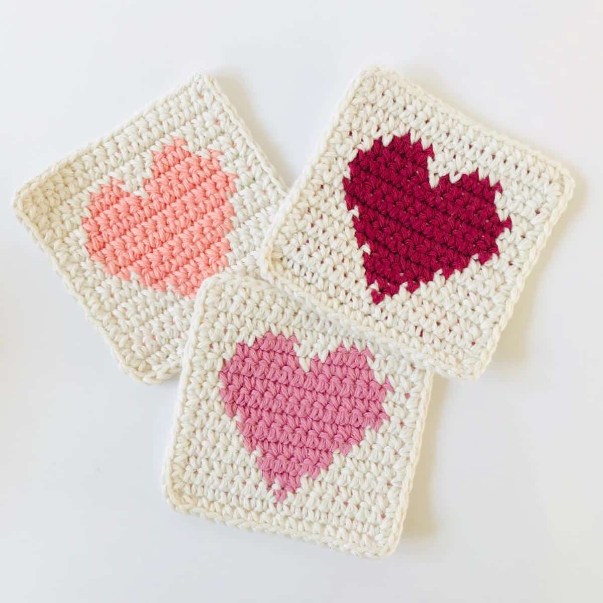 Flat Tapestry Crochet Coasters