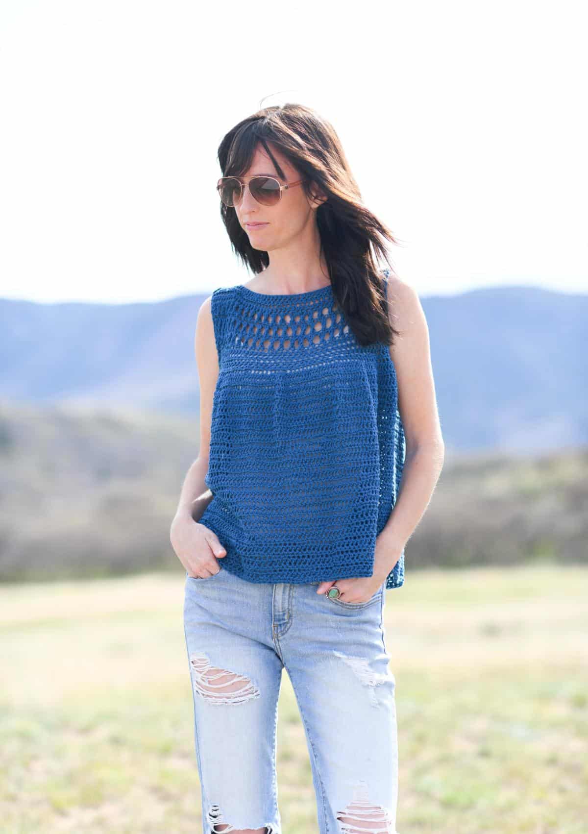 Summer Vacation Easy Crocheted Top
