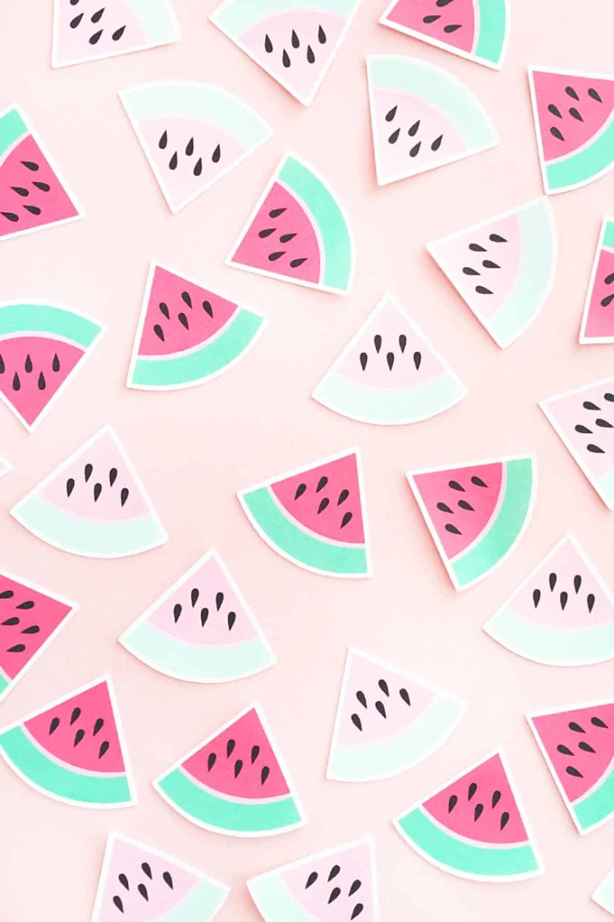 DIY Watermelon Stickers