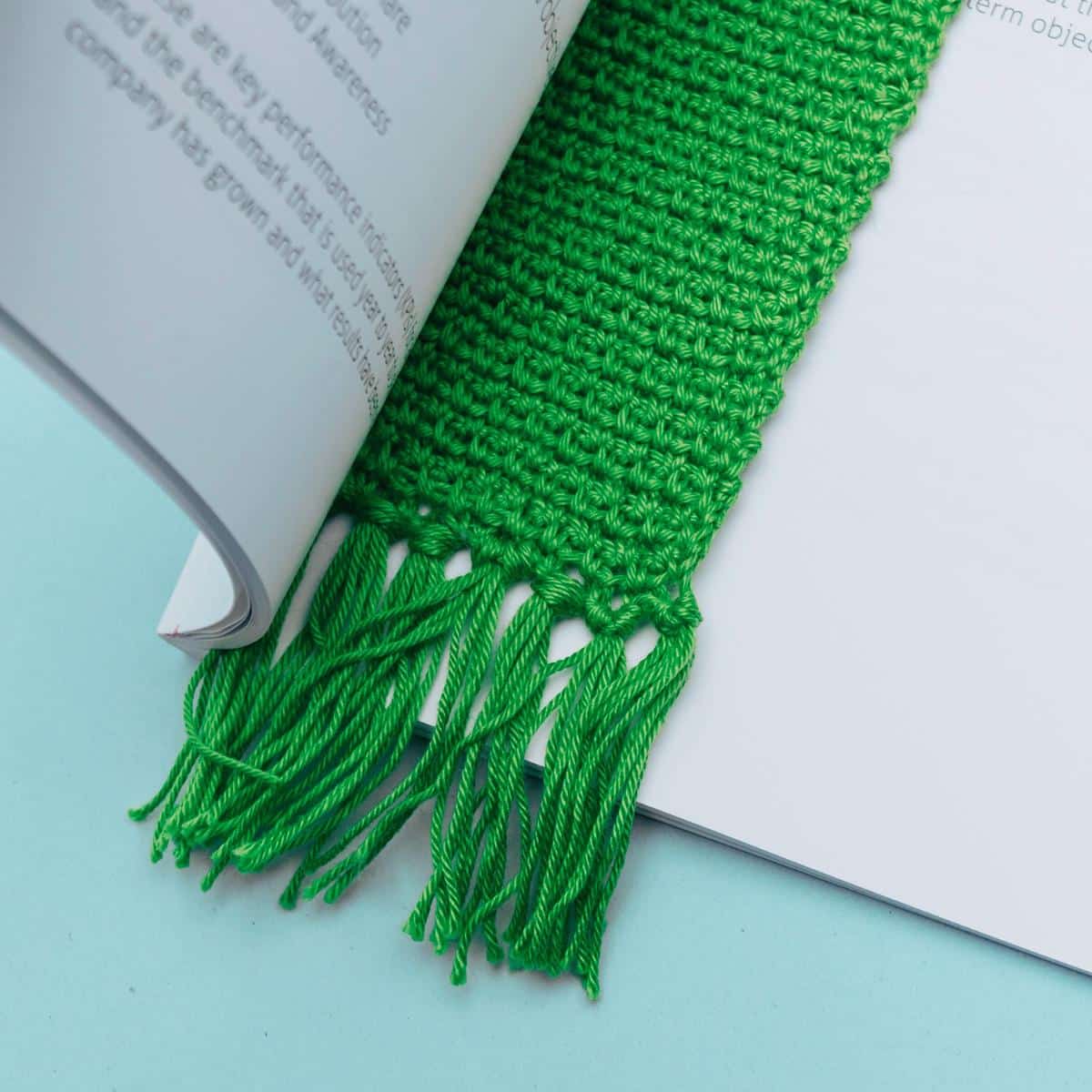 Woven Stitch Bookmark Crochet