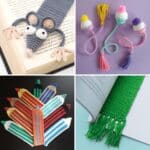 4 Crochet Bookmarks