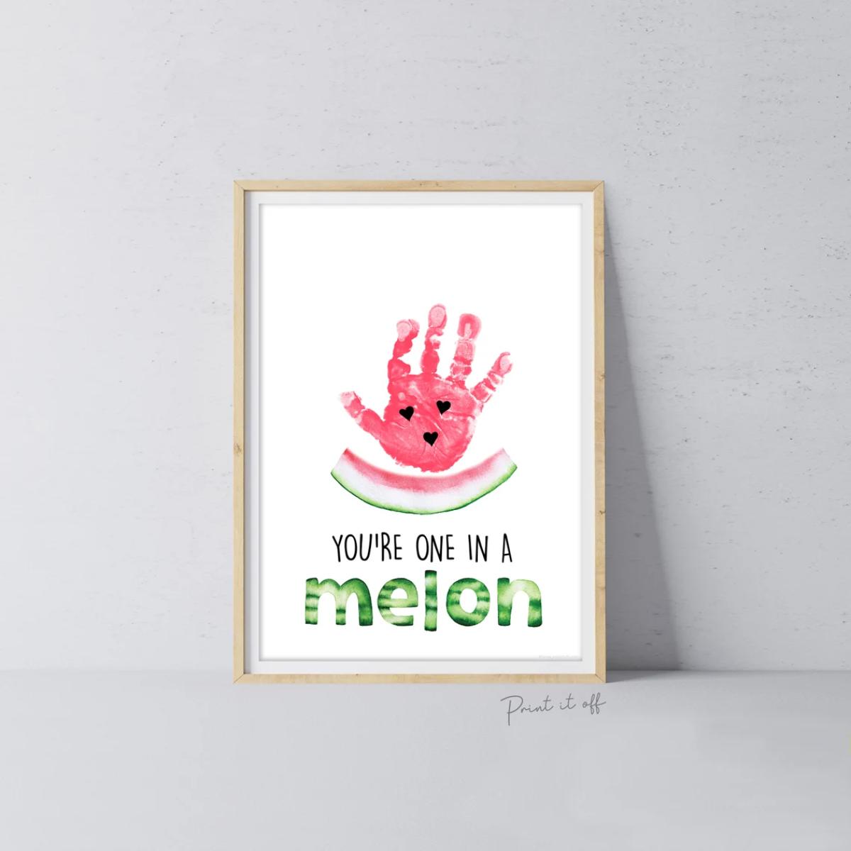 You’re One in a Melon Craft Project