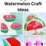 39 Watermelon Craft Ideas pinterest image.