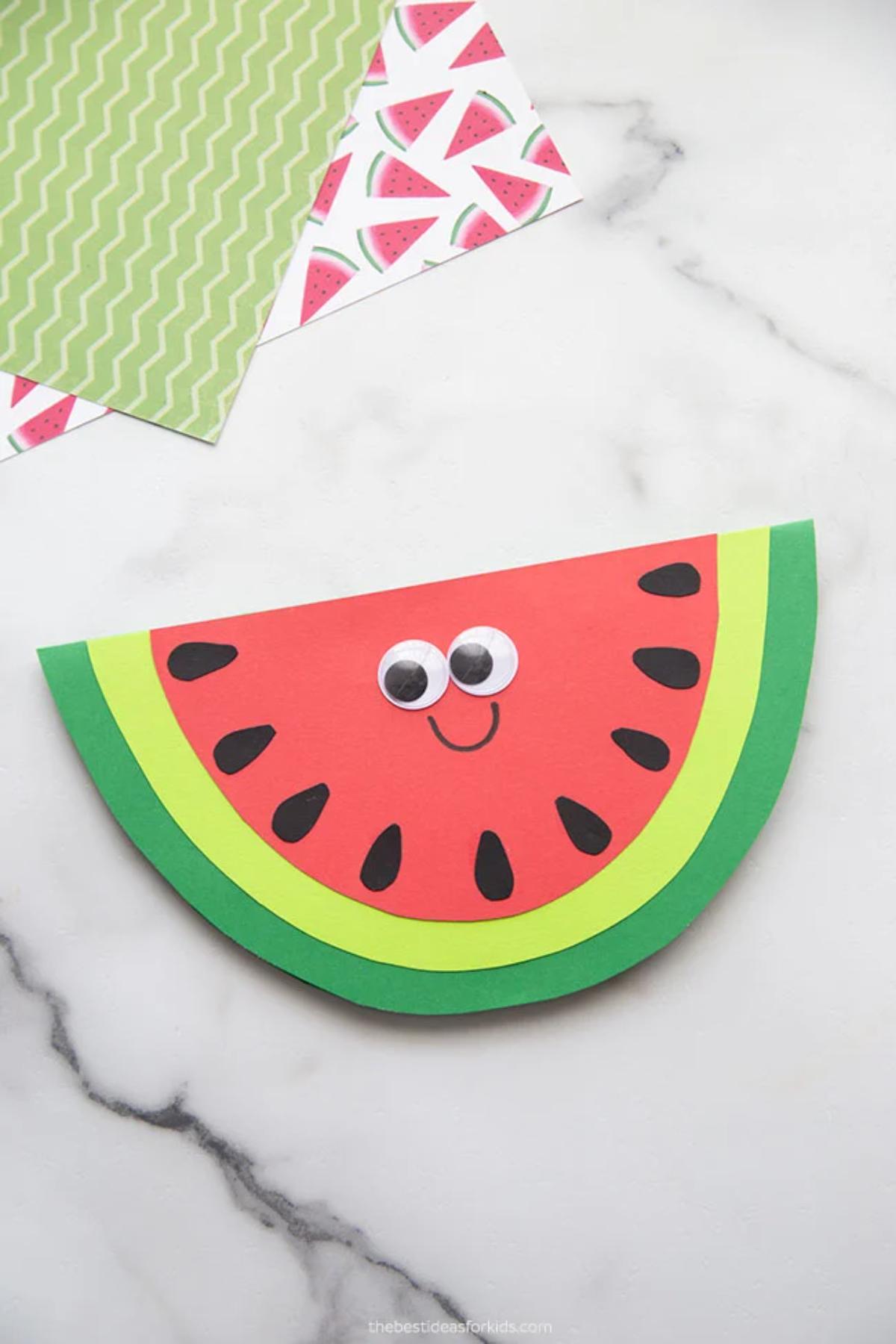 Paper Watermelon Craft
