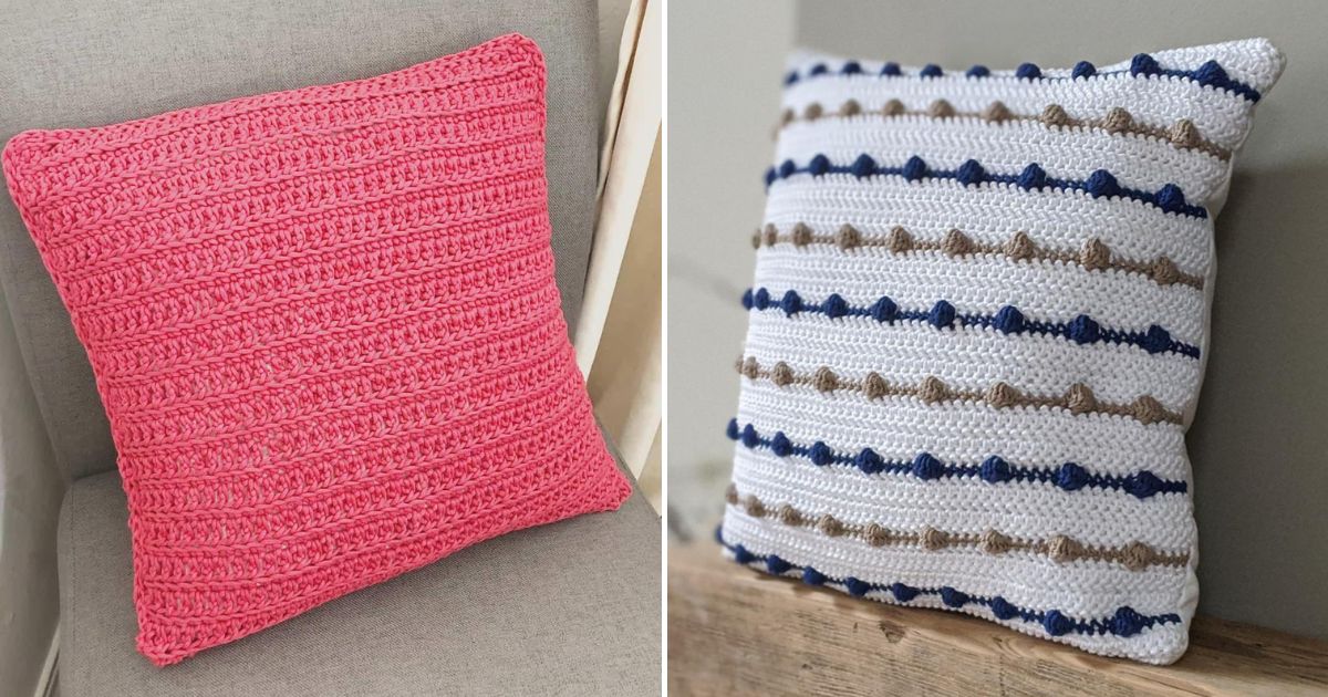 40 Crochet Pillow Patterns – DIY & Crafts