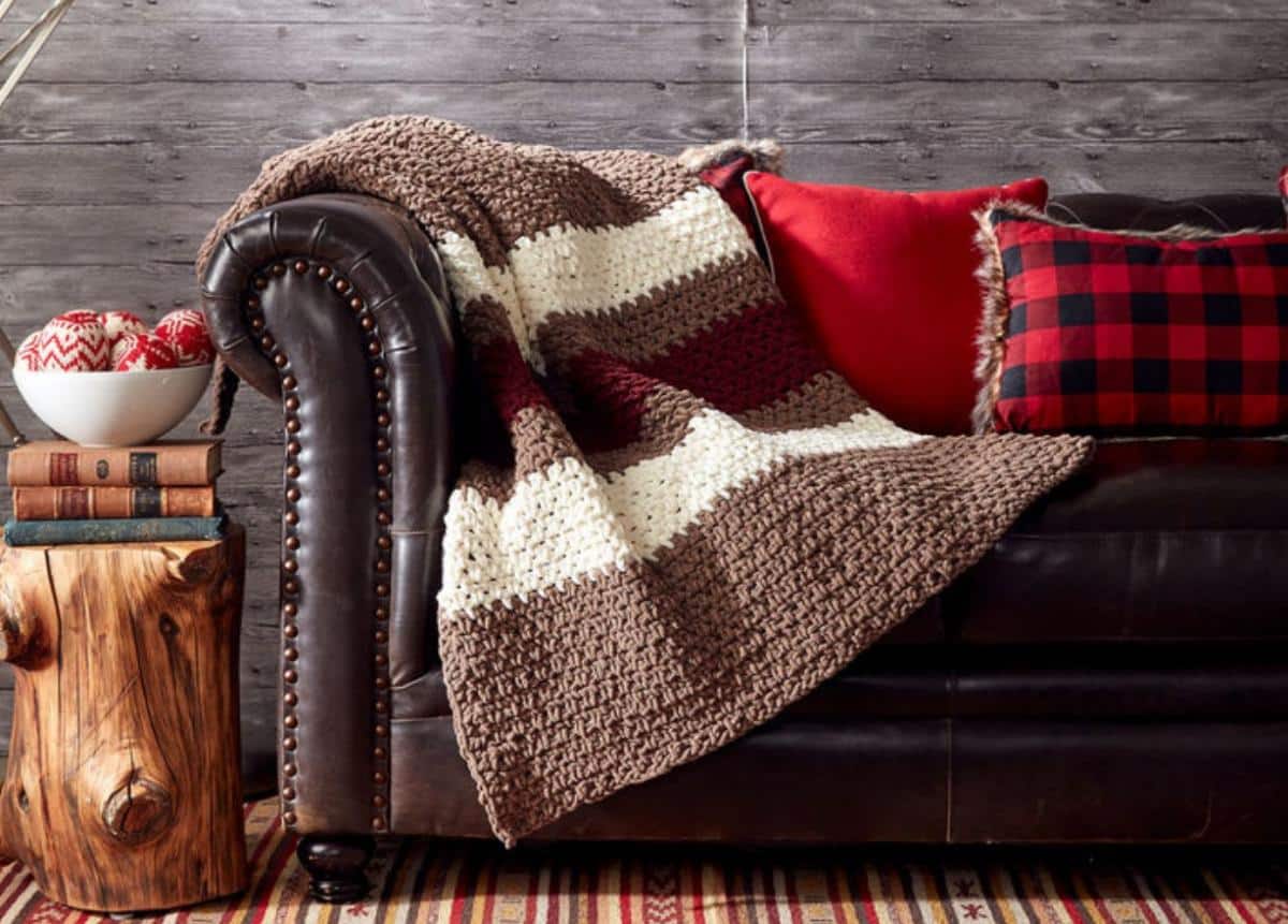 Bernat Hibernate Crochet Blanket