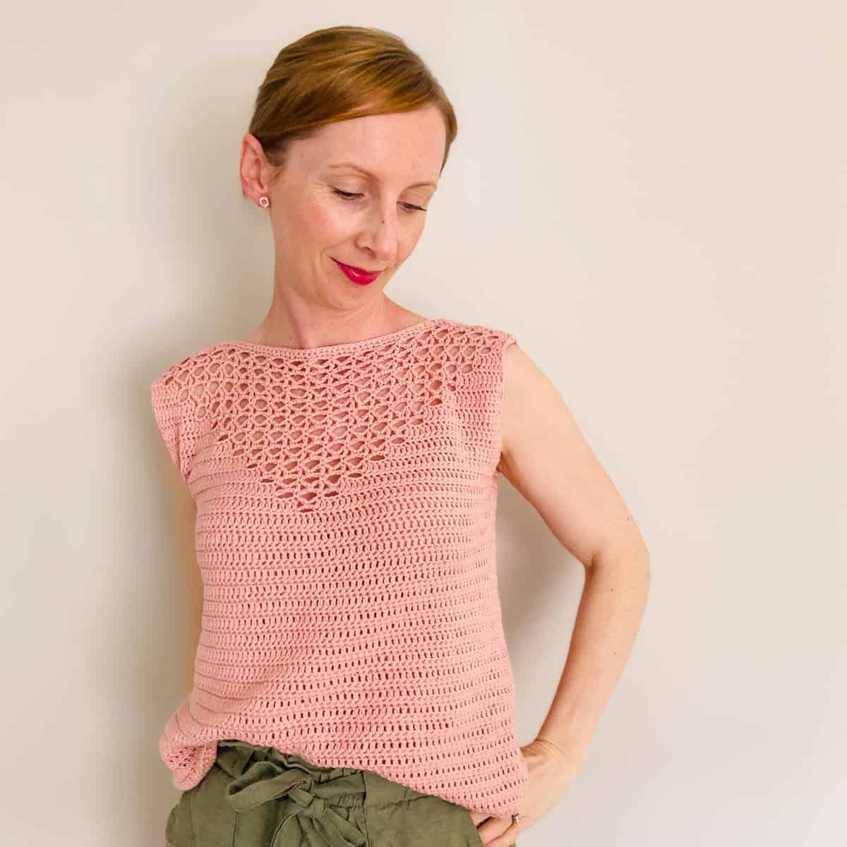 Flamingo Tank – Summer Crochet Top