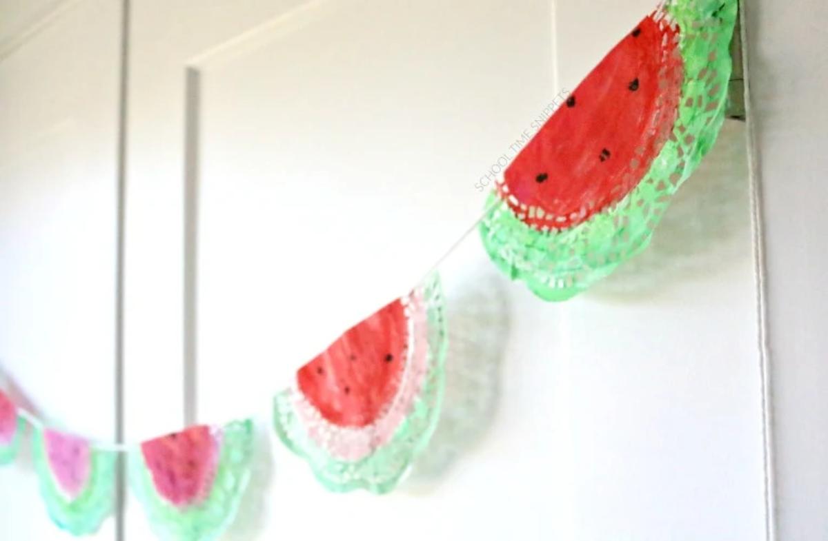 Watermelon Garland Craft