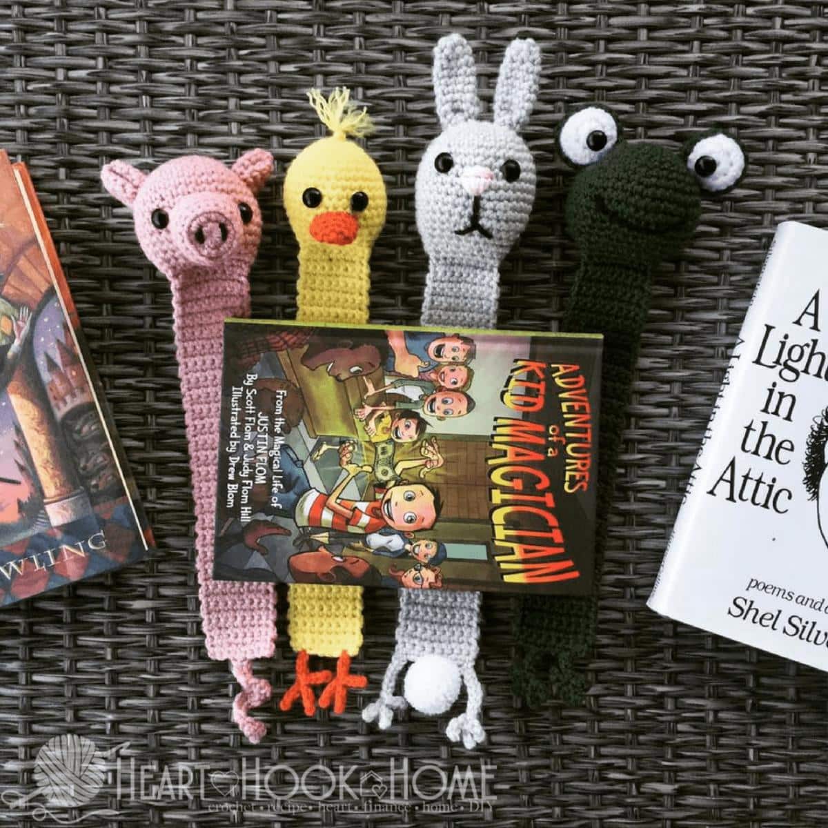 Bunny Rabbit Crochet Bookmarks