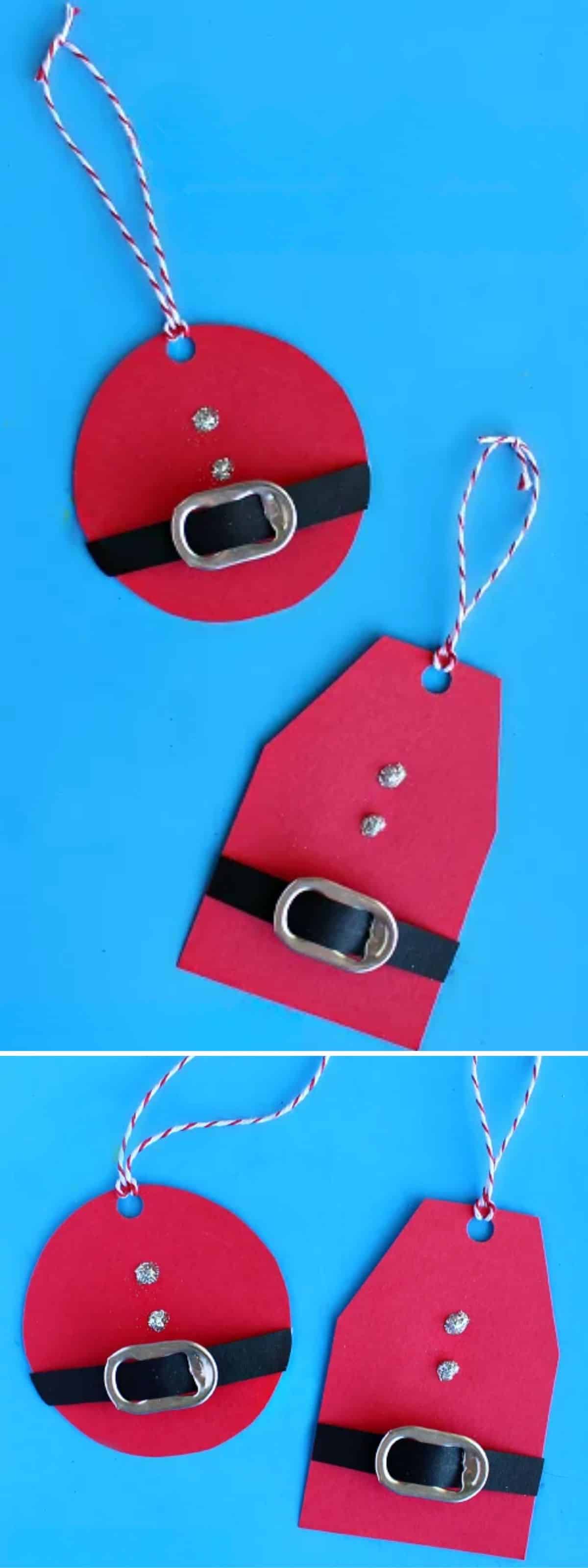 Soda Can Tab Santas