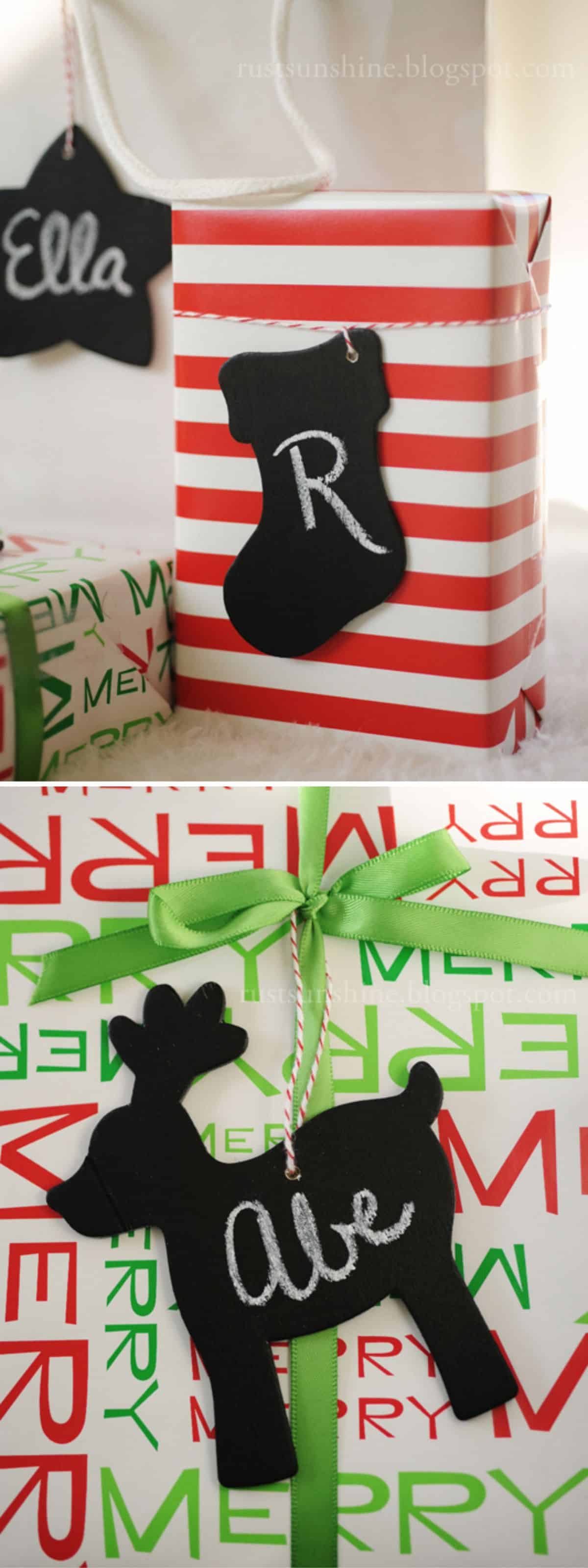 Chalkboard Gift Tags